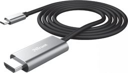 Kabel USB Trust USB-C - HDMI 1.8 m Czarno-srebrny (1_739849)