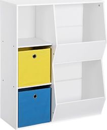 Songmics TOYSTORAGESHELF/WHITE/YELLOW/BLUE/