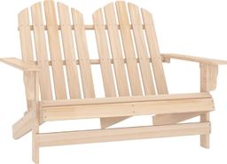  vidaXL 2-osobowe krzesło ogrodowe Adirondack, lite drewno jodłowe