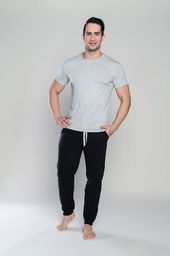  Italian fashion Italian Fashion Koszulka męska IKAR krótki rękaw melanż XL