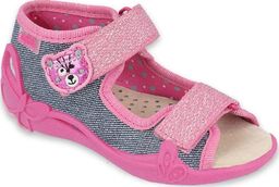  Befado Befado - Obuwie buty dziecięce sandały kapcie pantofle dla dziewczynki 22
