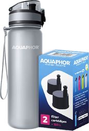  Aquaphor Butelka filtrująca Aquaphor City szara z filtrami