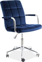 Krzesło biurowe Signal Q-022 Velvet Granatowy