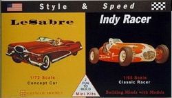 Glencoe Models Model Plastikowy - Samochody Style & Speed - Le Sabre "Concept Car" / Indy Racer - Glencoe Models