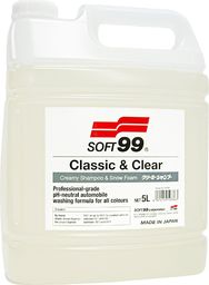 Soft99 Classic & Clear Shampoo, szampon samochodowy, 5L