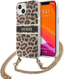  Guess Guess GUHCP13SKBCLE iPhone 13 mini 5,4" Leopard hardcase Gold Strap