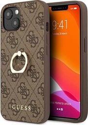  Guess Guess GUHCP13S4GMRBR iPhone 13 mini 5,4" brązowy/brown hardcase 4G with ring stand