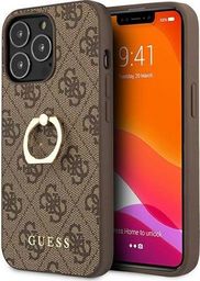  Guess Guess GUHCP13L4GMRBR iPhone 13 Pro / 13 6,1" brązowy/brown hardcase 4G with ring stand