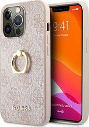  Guess Guess GUHCP13X4GMRPI iPhone 13 Pro Max 6,7" różowy/pink hardcase 4G with ring stand