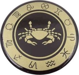  Giftdeco Rak - znak zodiaku - magnes. Śr. 6cm; metal emaliowany