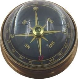  Giftdeco Kompas mosiężny soczewkowy - czarna tarcza