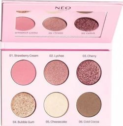 Neo Make Up NEO MAKE UP Eyeshadow Palette paleta cieni prasowanych Rose 9g
