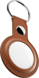 KeyBudz KeyBudz AirTag Keyring - skórzane etui ochronne do AirTag 2- pack (Tan)