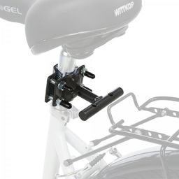  Trixie Zestaw rowerowy ze smyczą, dla średnich i dużych psów, grafitowy, w kształtcie U, M-XL
