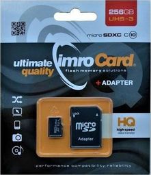 Karta Imro MicroSDXC 256 GB Class 10 UHS-I/U3  (2_409499)