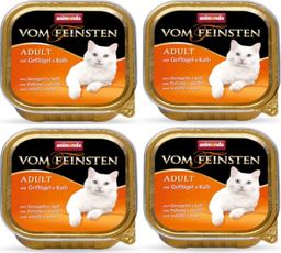  Animonda Vom Feinsten Adult Cat smak: z drobiem i cielęciną 32x100g