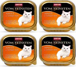  Animonda Vom Feinsten Adult Cat smak: z drobiem i cielęciną 6 x 100g
