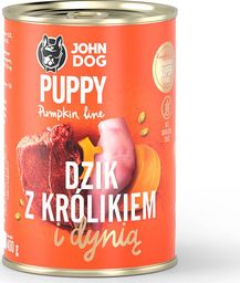 John Dog Pumpkin junior dzik z królikiem i dynią 400g