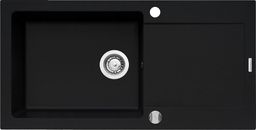 Zlewozmywak Pyramis Zlewozmywak granitowy Pyramis MIDO 100x50 1B 1D Karbon