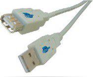 Kabel USB MicroConnect USB-A - USB-A 2 m Szary (USBAAF2)