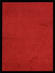  vidaXL Wycieraczka, czerwona, 60x80 cm