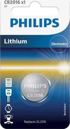  Philips Bateria Blister CR2016 75 mAh 1 szt.