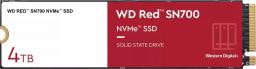 Dysk SSD WD Red SN700 4TB M.2 2280 PCI-E x4 Gen3 NVMe (WDS400T1R0C)