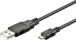 Kabel USB Gembird USB-A - microUSB 1 m Czarny (93918)