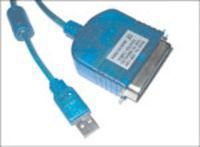 Kabel USB MicroConnect USB-A - IEEE 1284 (LPT) 2 m Niebieski (USBAC36)