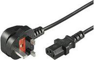 Kabel zasilający MicroConnect UK BS-1363 - C13, 2m (PE090420)