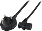 Kabel zasilający MicroConnect UK BS-1363 - Angled C13, 2m (PE090420A)