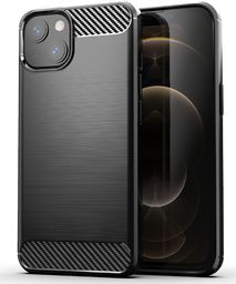  Hurtel Carbon Case elastyczne etui pokrowiec iPhone 13 czarny