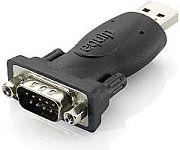 Adapter USB Equip USB - RS-232 Czarny  (133382)