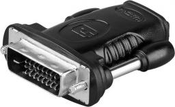 Adapter AV MicroConnect HDMI - DVI-D czarny (HDM19F24)