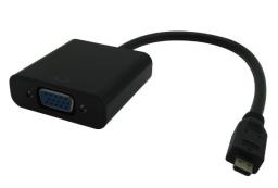 Adapter AV MicroConnect HDMI Micro - D-Sub (VGA) czarny (HDMIDVGAB)