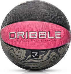  Meteor Piłka koszykowa dribble #7 Meteor Dribble 7 różowy Uniwersalny