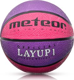  Meteor Piłka koszykowa Meteor Layup różowy Uniwersalny