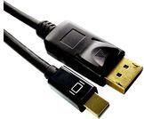 Kabel MicroConnect DisplayPort Mini - DisplayPort 1m czarny (DP-MMG-100MB)