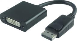 Adapter AV MicroConnect DisplayPort - DVI-I czarny (DPDVI015)