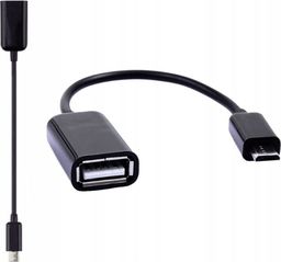 Adapter USB microUSB - USB Czarny  (5904208506942)