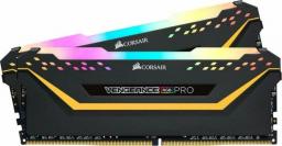 Pamięć Corsair Vengeance RGB PRO TUF Gaming Edition, DDR4, 16 GB, 3200MHz, CL16 (CMW16GX4M2E3200C16-TUF)