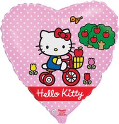  Flexmetal Balon foliowy 18" FX - "Hello Kitty na rowerze", pakowany