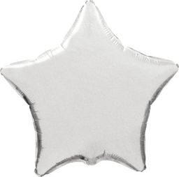  Flexmetal Balon foliowy 18 cali FX, GWIAZDA (srebrna)