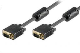 Kabel MicroConnect D-Sub (VGA) - D-Sub (VGA) 1m czarny (MONGG1FB)