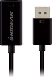 Kabel IOGear DisplayPort - HDMI 0.15m czarny (GDPHD4KA)
