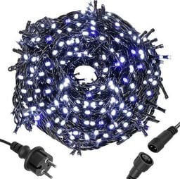 Lampki choinkowe Springos 500 LED biało-niebieskie