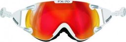  Casco Gogle narciarskie FX-70 Carbonic white orange L