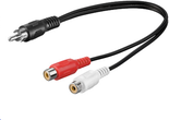 Kabel MicroConnect RCA (Cinch) - RCA (Cinch) x2 0.2m czarny (AUDC02)