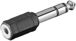 Adapter AV MicroConnect Jack 6.35mm - Jack 3.5mm czarny (AUDANR)