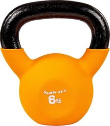 Kettlebell Movit gumowany 6 kg